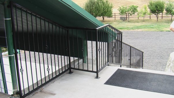 Entry stair Railing